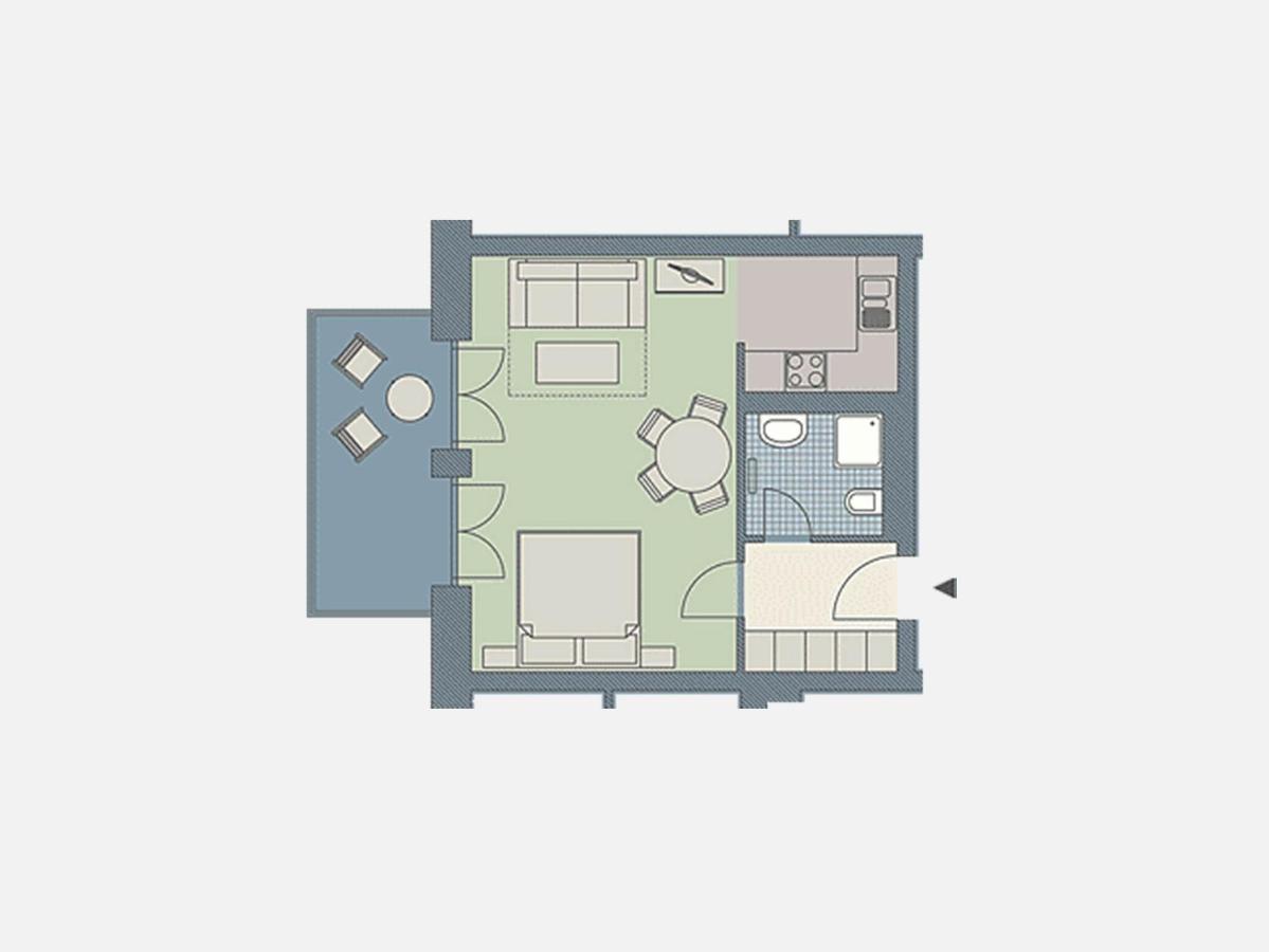 Kaiservillen Heringsdorf - 1-Raum-Ferienwohnung Mit Balkon D113 エクステリア 写真